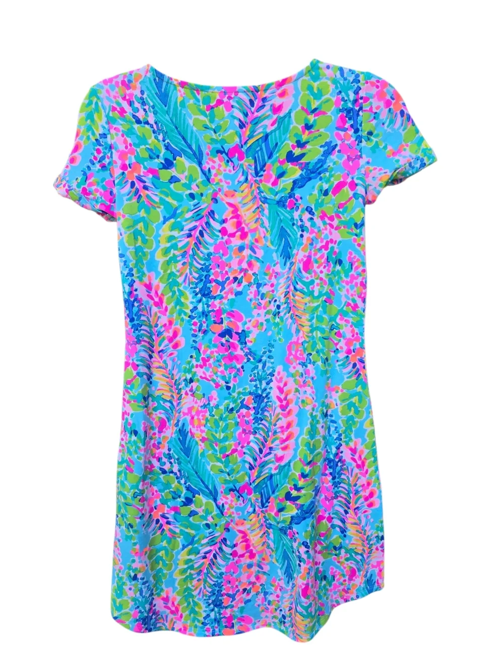 Lilly Pulitzer UPF 50+ Tammy Dress “Catch a wave” XXS Multicolored Summer NWT - Picture 3 of 10